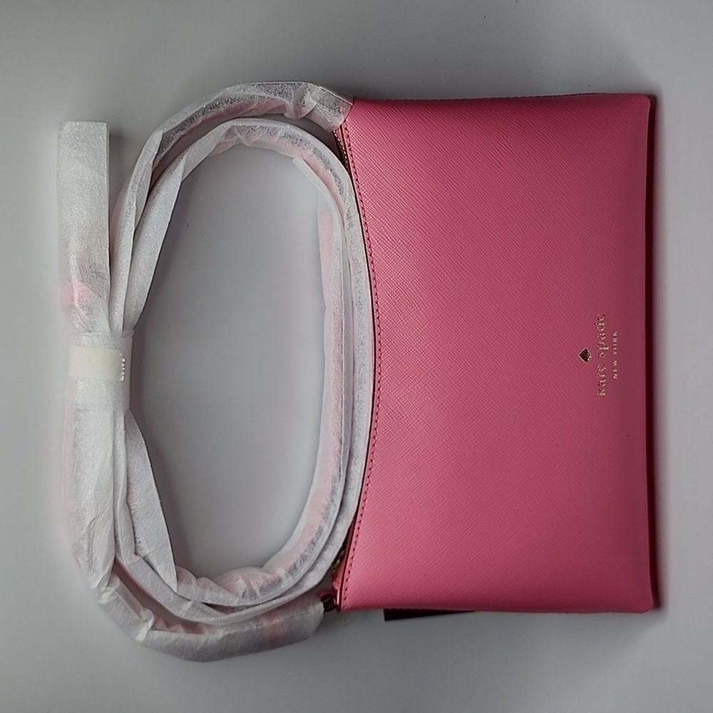 kate spade Crossbody Saffiano Leather Blossom Pink Sadie